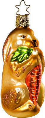 

Елочная игрушка, Best Wishes Заяц с морковкой / 10157S022