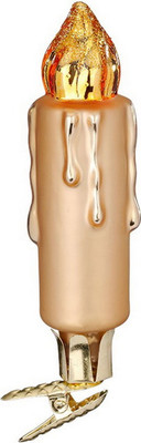 

Елочная игрушка, Figural Glass Ornaments Свеча / 64832H120_2