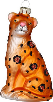 

Елочная игрушка, Figural Glass Ornaments Леопард / 65008H120