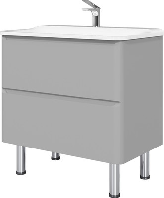 

Тумба под умывальник, Welto 100 / Wel.01.100.2/P/W/RL+Leg.05.50/H200/Silver/RL+Leg