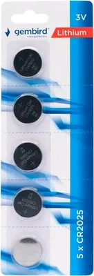 

Комплект батареек, GB-CR2025-5B
