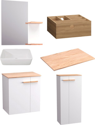 

Комплект мебели для ванной, Adri тумба, столешница, раковина 21674A