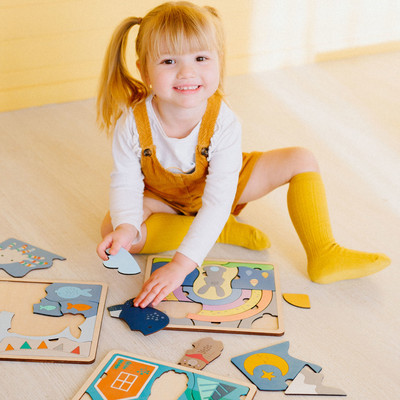 

Развивающая игра, Деревянная мозаика Бизиборд / 2525.01