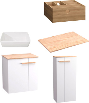 

Комплект мебели для ванной, Adri тумба, столешница, раковина 21674A