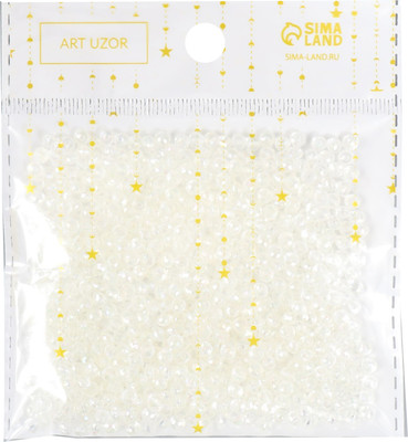 

Набор бусин декоративных, Мыльный пузырь с гранями / 5131763