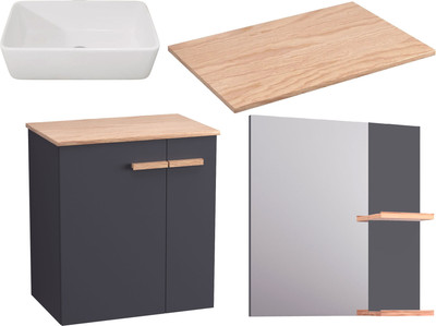 

Комплект мебели для ванной, Adri тумба, столешница, раковина 21674A