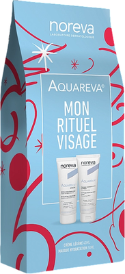 

Набор косметики для лица, Акварева Крем 24 часа 40мл+Маска Увлажняющая 50мл