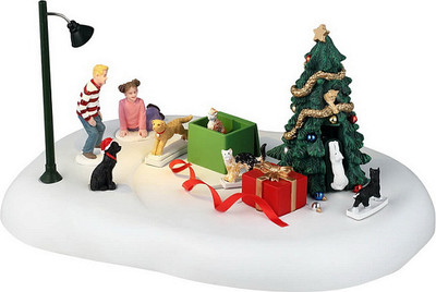 

Световая фигурка, General Рождественские коты / 44322