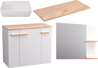 

Комплект мебели для ванной, Adri тумба, столешница, раковина 21674A