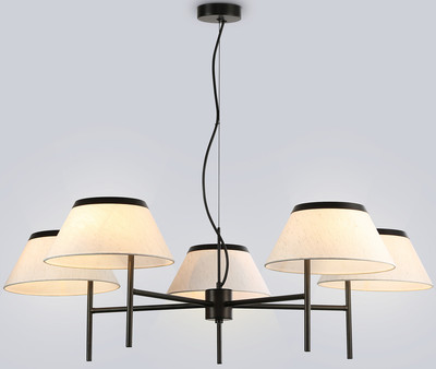 

Люстра, LH72453/5 BK/WH