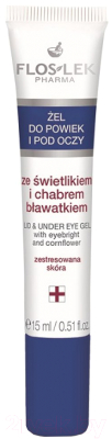 

Гель для век Floslek, Lid & Under Eye Gel With Eyebright and Cornflower