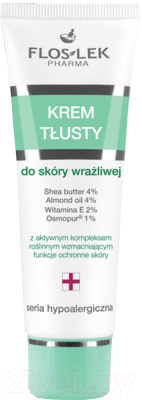 

Крем для лица Floslek, Rich Cream for Sensitive Skin