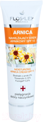 Крем для лица Floslek Moisturizing Arnica Cream SPF15 для кожи склонной к покраснениям (50мл)