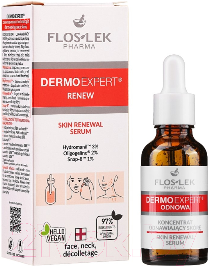 Сыворотка для лица Floslek DermoExpert Skin Renewal Serum