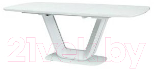 Обеденный стол Signal Armani 140 (белый)