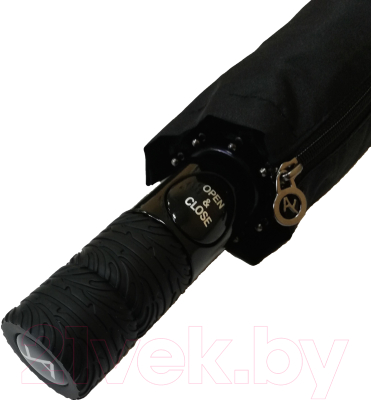 Зонт складной Ame Yoke ОК88К (чёрный)