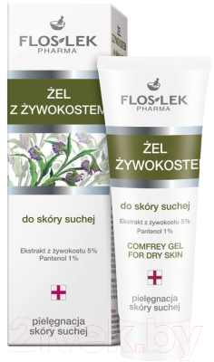 

Гель для лица Floslek, Comfrey gel for dry skin