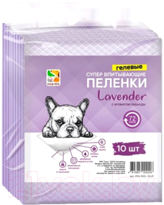 

Одноразовая пеленка для животных Four Pets, PFA102L-10UP