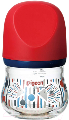 Бутылочка для кормления Pigeon Перистальтик Плюс SofTouch. Ежик / 373 (80мл)