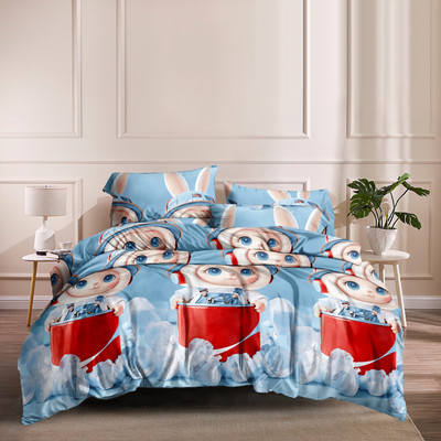 

Комплект постельного белья, 1.5сп Лабубу синий / 150-0579