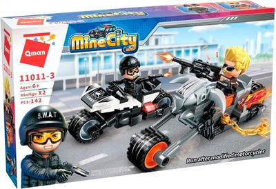 

Конструктор инерционный, Противостояние на мотоциклах / 11011q/11011-3