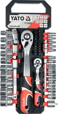 

Набор головок, бит, YT-38680