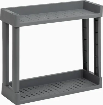 

Полка для ванной, Vikea навесная 2-х ярусная / 789218