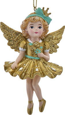 

Елочная игрушка, Christmas 2025 Ангел в золотом / E1050