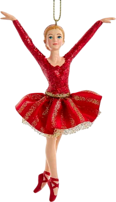 

Елочная игрушка, Christmas 2025 Балерина в красном / E1127