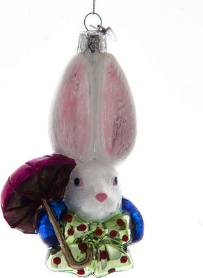 

Елочная игрушка, Adler Noble Gems Белый кролик / NB1853R