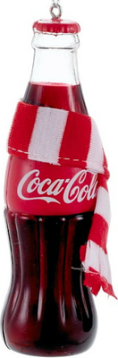 

Елочная игрушка, Kurt Christmas 2025 Кока-кола в шарфике / CC1121