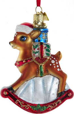 

Елочная игрушка, Christmas 2025 Олень с подарками / NB1843