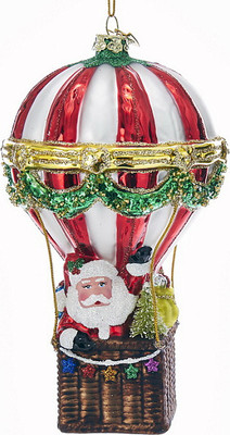 

Елочная игрушка, Christmas 2025 Санта на шаре / NB1361