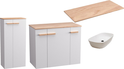 

Комплект мебели для ванной, Adri тумба, столешница, раковина 21393-70