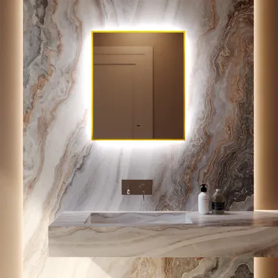 

Зеркало, Spell Gold-ТХ 60x80 / LED-00003109