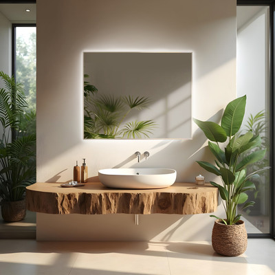 

Зеркало, Алмина 100x80 / LED-00002704