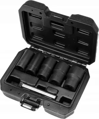 

Набор экстракторов, Для извлечения обломанных болтов 1/2" YT-06032