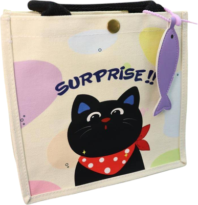 

Сумка-шоппер, Сat with fish / 50P-014