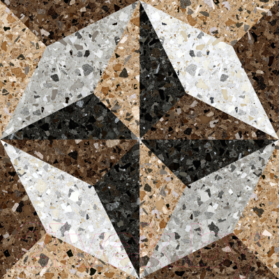 Декоративная плитка Керамин Терраццо 7Д (500x500)