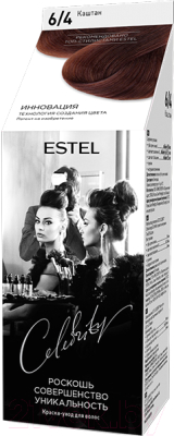 Крем-краска для волос Estel Celebrity 6/4 (каштан)
