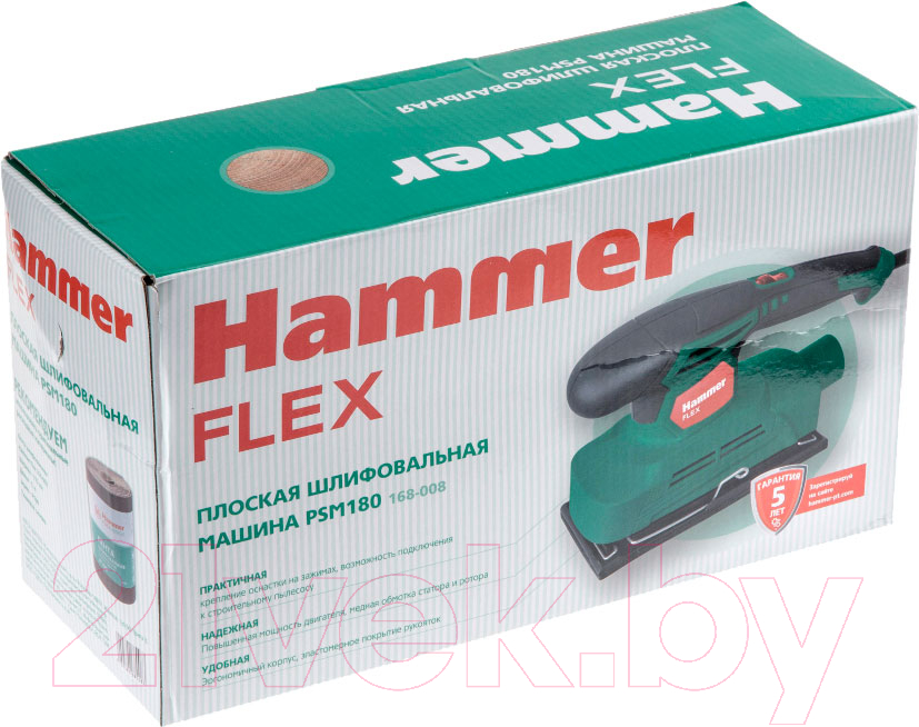 Вибрационная шлифовальная машина Hammer Flex PSM180