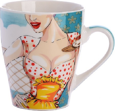 Кружка Loraine Beauty Woman Lady / 9-31229-4