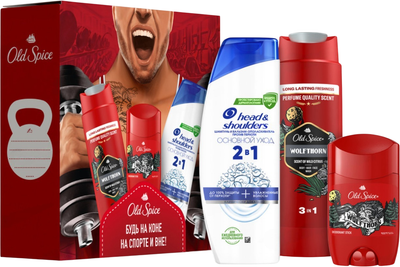 

Набор косметики для тела и волос, Дезодорант+Гель д/душа+Шампунь+Бальзам против перхоти