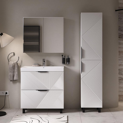 

Тумба с умывальником, Geometry 80.2Y 9696 + Lake 80