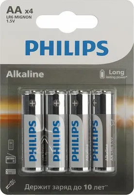 Комплект батареек Philips LR6A4B/51 АА / Б0062745