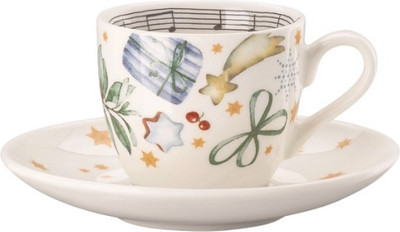 

Чашка с блюдцем, Christmas songs/2025 / 02471-727213-14715