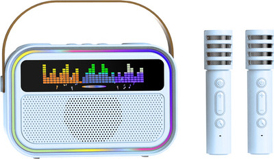 Портативная колонка Maxtop КК04 с двумя микрофонами / КК04B (синий) - 