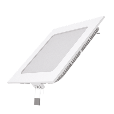 

Точечный светильник, Slim 9W 610lm 3000K 180-265V IP20 145x145x22 LED / 940111109