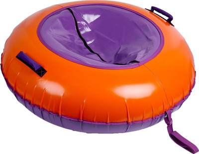 Тюбинг-ватрушка Winter Star 9926590 (сиреневый/оранжевый) - 
