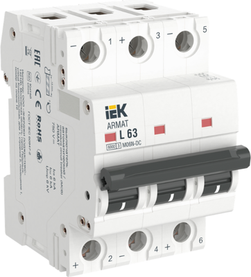 

Выключатель автоматический, AR-M06N-3-L063DC